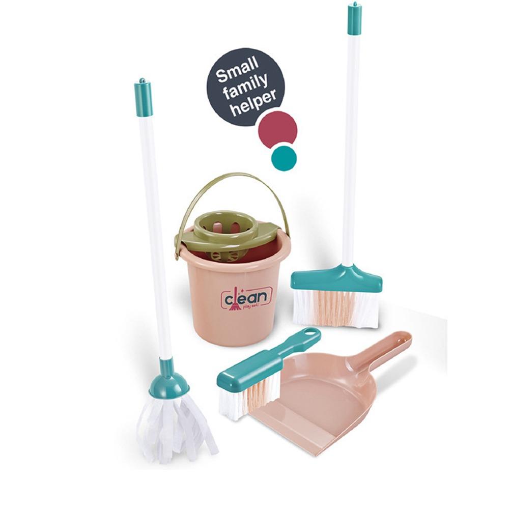 

Broom Simulation Cleaning Toys Interactive Educational Playset Housekeeping Tool For Boys Girls 5pcs