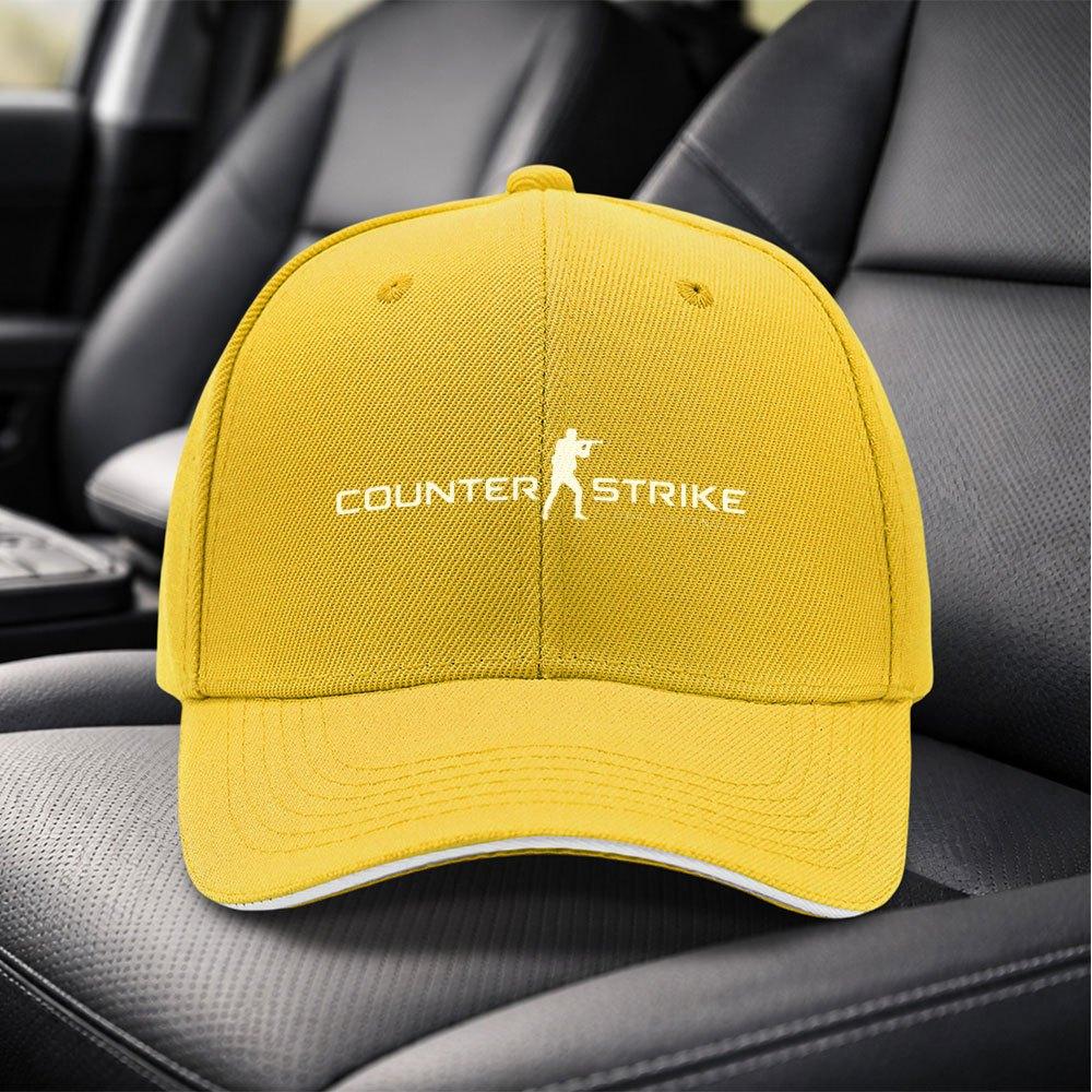 CounterStrike Game Baseball Cap Black Adjustable Duckbill Hat Unisex Casual Sports Cap