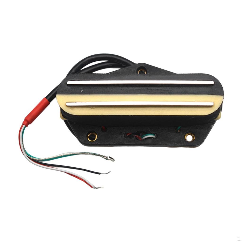 Bridge Double Coil Pickup for Electric Guitar with Rail System