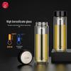 Heenoor Double-Layer Insulated Tea Infuser Glass Cup