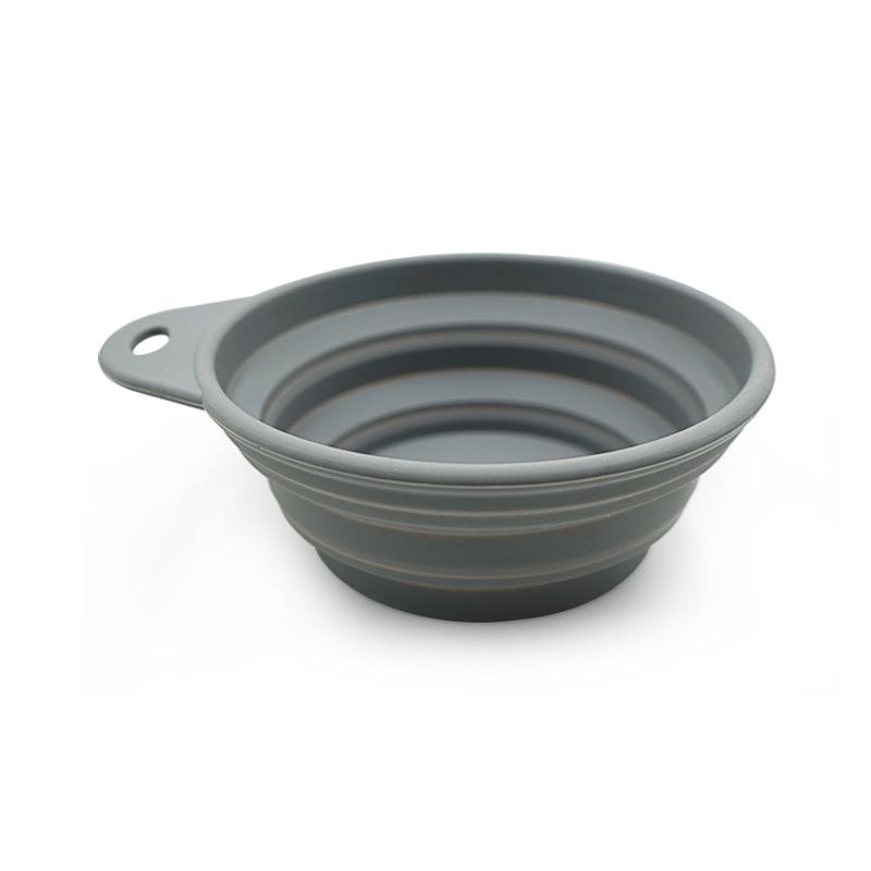 Collapsible Silicone Pet Food & Water Bowl for Cats and Dogs - Portable and Foldable for Outdoor Use
