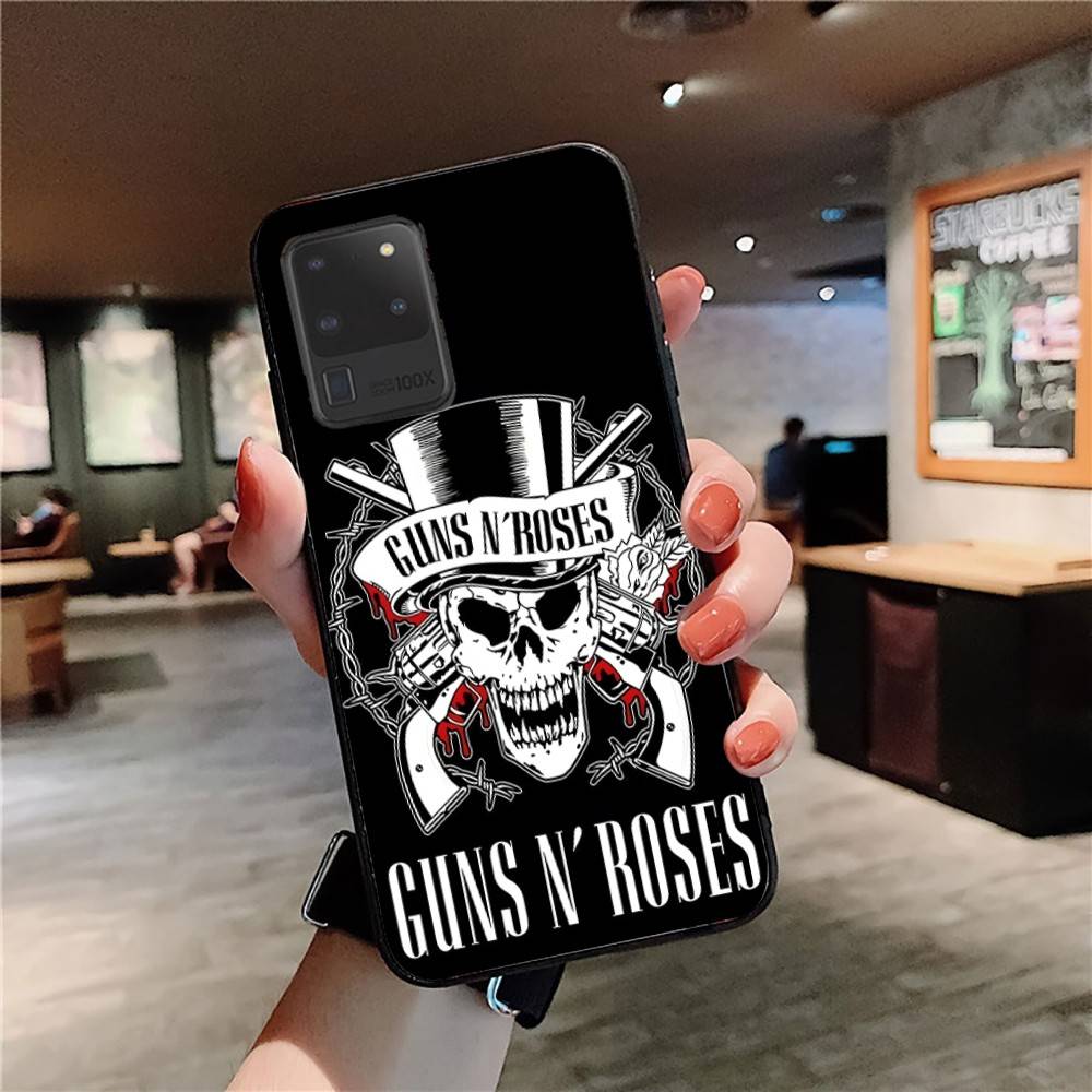 GUNS N ROSES Phone Case For Samsung S 24 fe 25 Ultra plus 20 lite 21 30 22 23 24 22 Ultra 5G Fundas