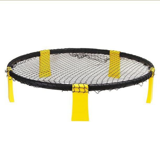

PVC Outdoor Volleyball and Basketball Net Game for Beach and Grass жёлтый