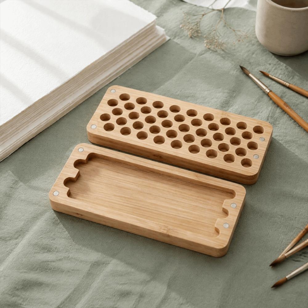 Handmade Mini Watercolor Paint Box Empty Box Outdoor Sketching Palette  Sketch Painting
