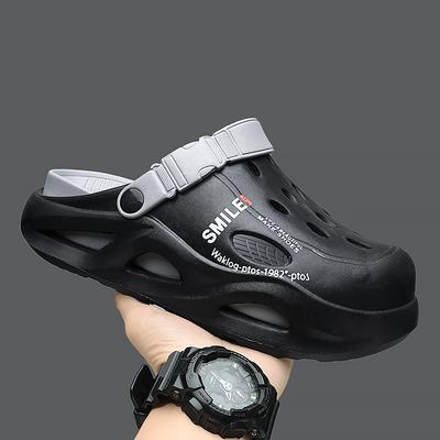 Mode Homme Sandales Pantoufles d'Extérieur Plage Confortables Diapositives Sabots Souples Homme Décontracté Chaussures de Jardin NOUVEAU Homme Femme Sandales Pantoufles de Plage