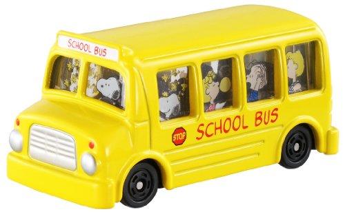 TAKARA TOMY "Tomica Dream Tomica No. 154 Snoopy School Bus" Miniature Car Toy, Boxed, Meets Toy Safety Standards