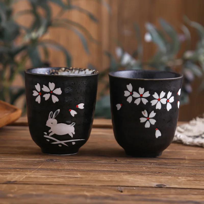Japanese Style Ceramic Cup Hand-painted Tea Cup Japanese Cuisine Ceramic Small Tea Cup