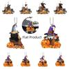 Halloween Pumpkin Cat And Dog Car Hanging Decoration For Home Acrylic Material Cartoon Style In 10 Colors) Perfect For Cross-border Export