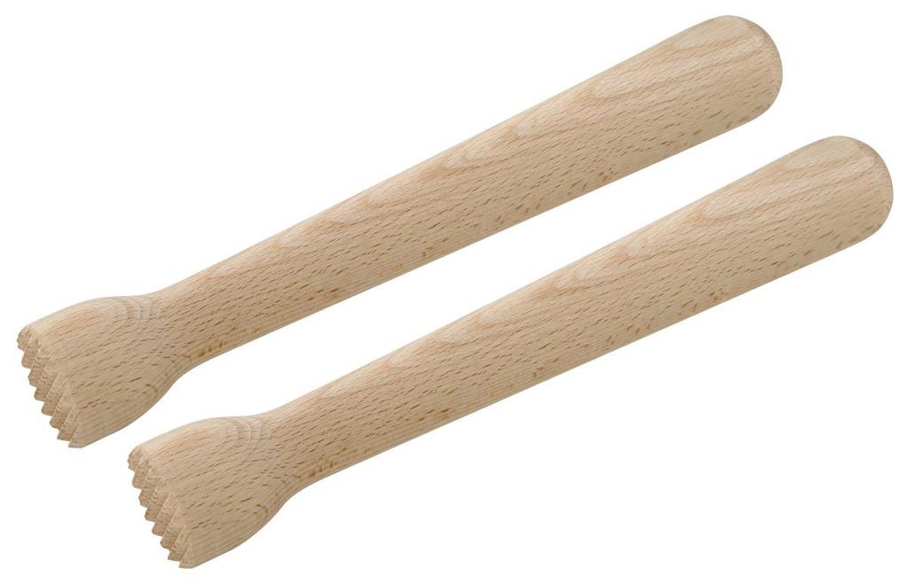 Set of 2 Wooden Cocktail Pestles FM Professional Ref. 21427