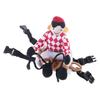 Costume da Cavaliere per Cane Cavallo Equitazione Halloween Animale Domestico Animale Morbido Costume Cappotto da Equitazione Tema Accessori Cosplay
