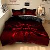 Devil May Cry Pattern Bedding Quilt Set Quilt Cover Pillowcase Home Birthday Gift(1 * duvet cover + 2 * pillowcase, without core)
