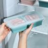 Silicone mold for frozen soup, ice tray, household food storage box, fresh-keeping box, frozen tray with lid