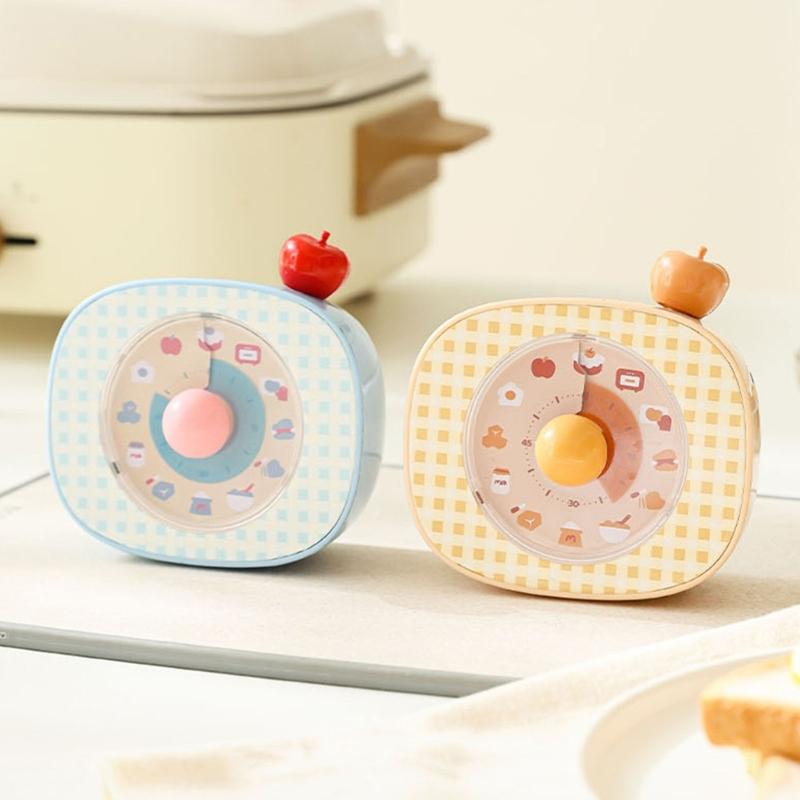 Portable Visual Rotating Timer Quiet Count Down Clock For Study Kitchen Cooking Use Time Management Device