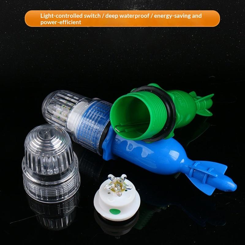 Fishing Light 15cm LED Underwater Signal Blinker for Saltwater Freshwater Boat Pier Night Fishing Enhanced Range
