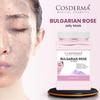 Praf Mască Față Jeleu de Trandafir Bulgarian, Mască Hidro Peel-Off Profesională, Mască de Cauciuc SPA DIY pentru Piele Moale și Hidratată(Borcan, 650g)
