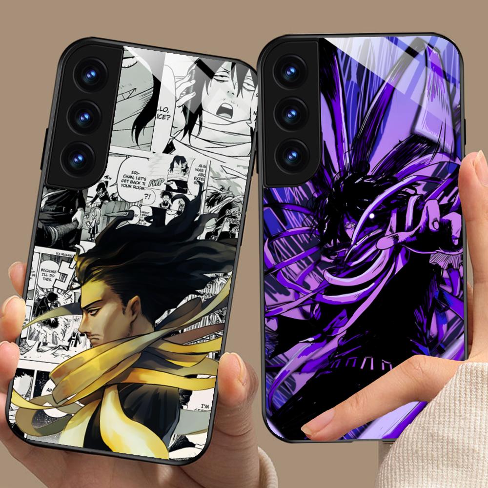 MHA Aizawa Shota Mobile Phone Case for Samsung Galaxy S26 S25 S24 S23 S22 S21 S20 Note20 Plus FE Ultra Glass Colorful Cover