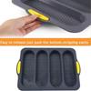 Easy Clean Baking Pan Tray Heat Resistant Bread Mold Professional Bake Mold  Hot Dog Buns