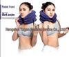 Inflatable Cervical Traction Device - Three-Layer Plush Massager Collar for Home Use