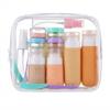 Silicone Travel Bottles Set 17Pcs Portable Reusable Refillable Bottles Shampoo Shower Gel Lotion Leakproof Containers