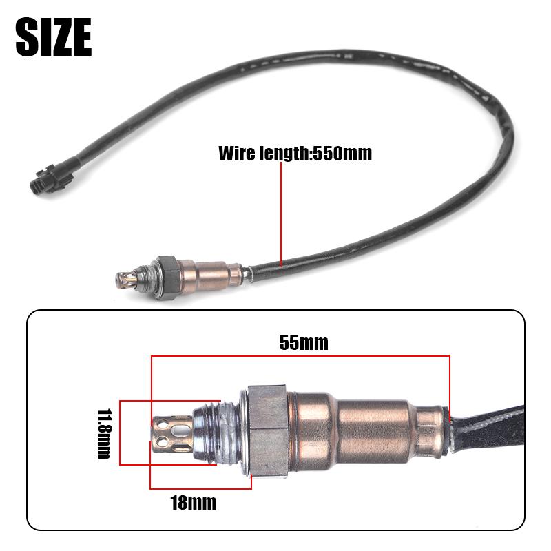 Motorcycle Oxygen Sensor Two-Wire For SUZKI Access/Avenis 125 Burgman Street 125EX GSX-R125 Raider R150Fi 18213-12K01-000