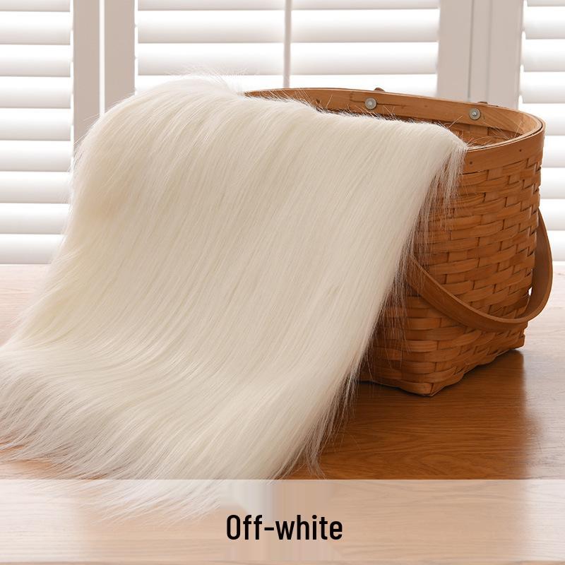 

Тканина штучного хутра з довгим ворсом 12 см для косплею та іграшок фурсьюту 50x50cm