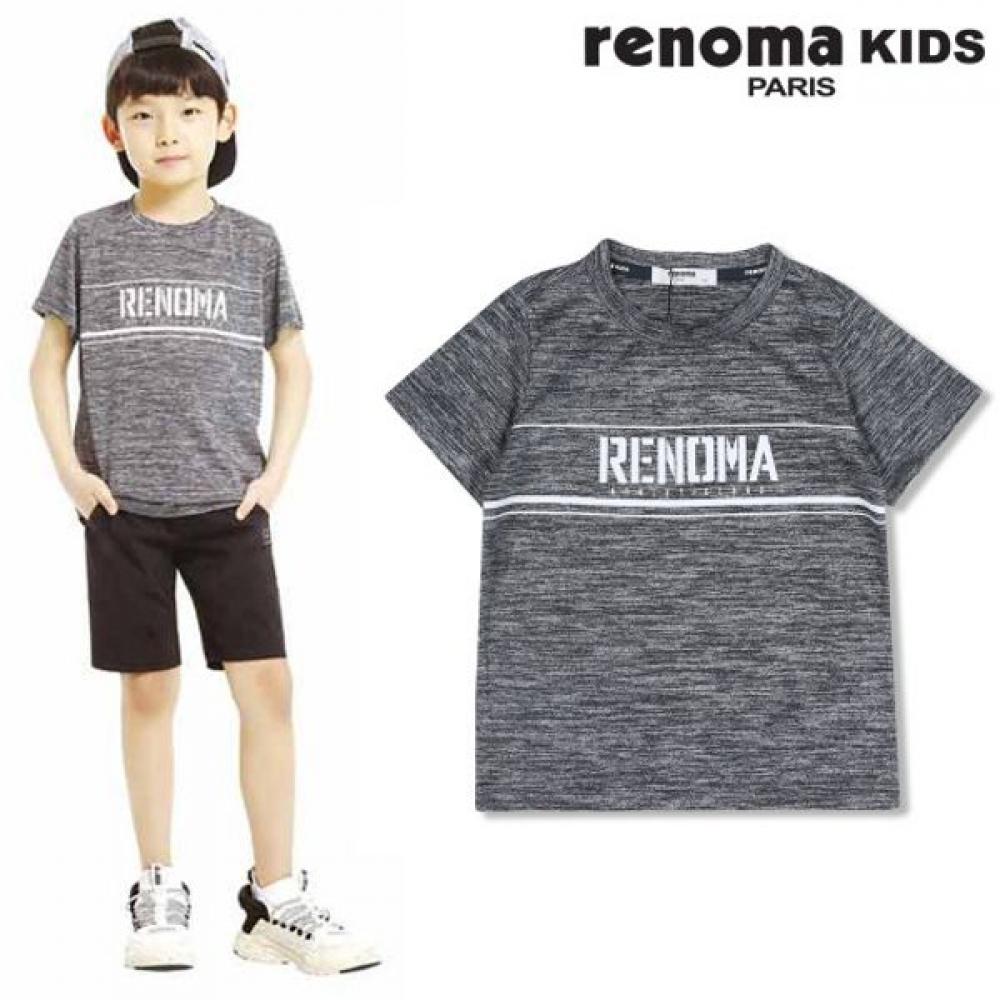 

[renoma Kids] Boys Logo PrinT Melan T shirT r1925T519 R1925T519_37 (melange)/130