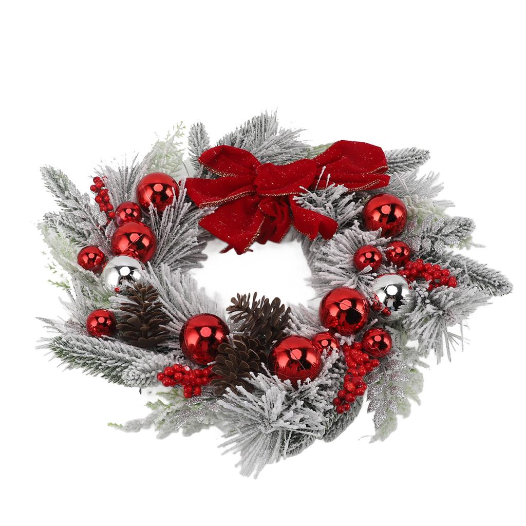 45CM 18 Inch Decorațiuni Coroană de Crăciun Coroană de Crăciun Artificială pentru Ușă Perete Masă