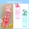 Sporty Mist Spray Water Bottle For Students And Outdoors