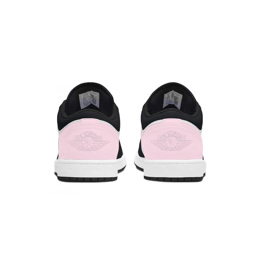 Jordan Air Jordan 1 Pink Lover, Valentine's Day Special, Minimalist Style Versatile Low top Vintage Basketball Shoes 553560-081(Team681-)