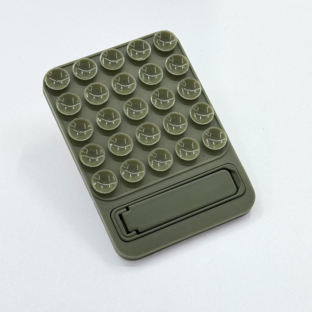 Trendy Silicone Suction Cup Phone Holder - Dopamine Color