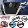 For Qashaqai Sylphy X-trail Note Elgrand Leaf Teana Car Front Rear Trunk Emblem Auto Steering Wheel Sticker Accessories