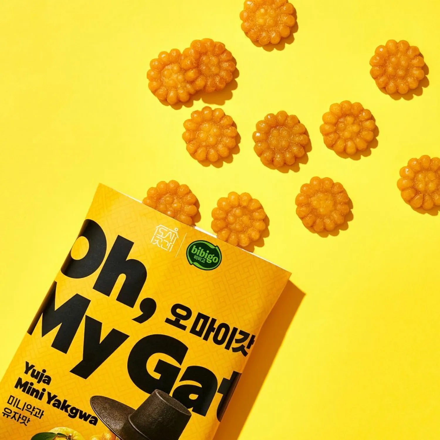 BibiGo Oh My Gat Mini Yakgwa #Yuja 90g 90g