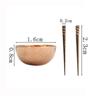 Miniature Tableware For Doll House Scene Display 1/12 Scale Metal Bowl Chopsticks Model Figure With Realistic Detailing