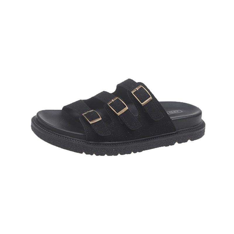 Casual sandals platform muffin sandals versatile new slippers outer shoes women summer Internet celebrity height fashion 2025