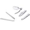 MAGNA Folding Single Cutlery Mesh Type Storage Bag Fork Spoon Knife Connecting Chopsticks Carabiner 6-Piece Set