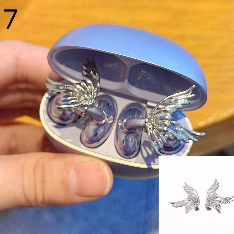 2Pcs DIY Headphone Diameter Buckle Zircon Decorative Headphone Decoration Clip Removable Easy To Install Earbud Accessories