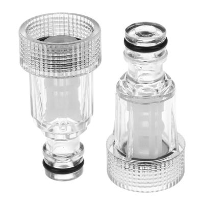 2Pcs Fêmea 25mm Conector rápido com adaptador de torneira de filtro Junta de torneira