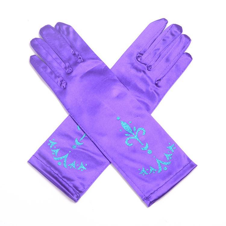 Elsa Sequin Classic Train Dress with Wig in Purple and Blue