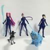 K pop Demon Hunters Figure Kpop Demon Hunters Figures Huntrix Figures Toy Derpys Tiger Rumi Mira Zoey Sussy Figurine Ornament