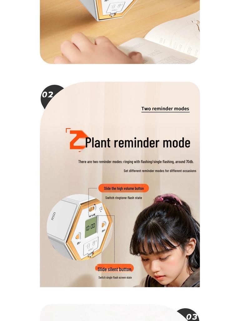 2025 Student Timer: Self-Discipline Alarm Clock & Hourglass for Children's Time Management and Learning Focus