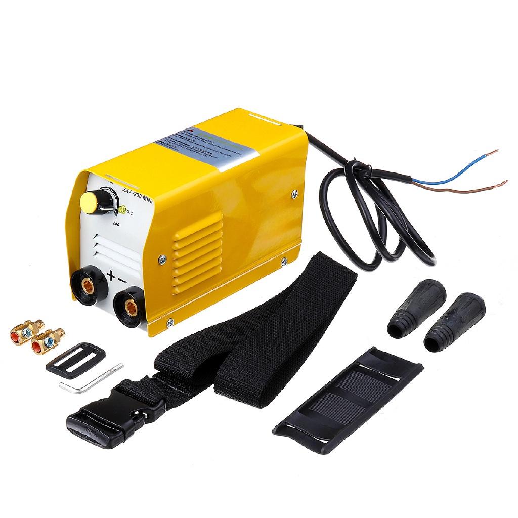 220V ZX7-200 Portable Mini Electric Arc Force Welding Machine With Insulated Electrode Inverter Welders