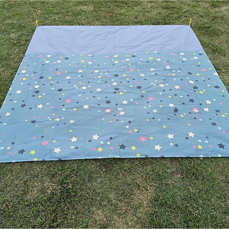 

Износостойкий коврик для палатки для кемпинга, сверхлегкий, водонепроницаемый, нейлоновый, для пикника, пляжный, брезент для палатки на открытом воздухе 200cmx210cm