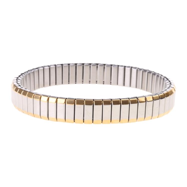 Waterproof Stainless Steel Elastic Stretch Bracelet Bangle For Women Jewelry