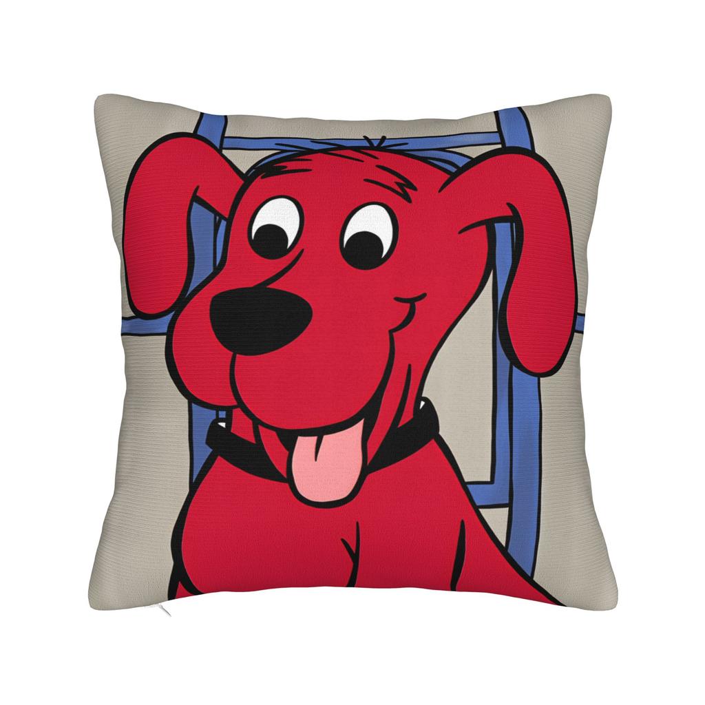 Cliffords the Big Red Dog Pillow Cover  Fashion Pillow Case For Sofa Bedroom Home Decor Design Pillowcases Gift