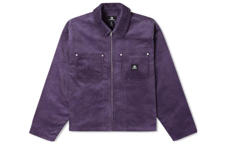 Converse Lightweight Shop Jacket Men's Purple 10023770-A02