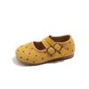 Zapatos de Cuero para Niñas, Nuevo Modelo Otoño Estilo Coreano, Zapatos de Princesa para Bebé con Lunares, Zapatos Birkenstock de Suela Blanda, Zapatos Planos para Niñas Pequeñas
