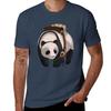 Juro And Panda TShirt Simple Solid Color Crew Neck Tee
