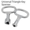 Universal Triangle Key Spanner - Multi-Point Lock Tool for Electric Cabinets, Lift Door Panels, Professional Security Wrench Set