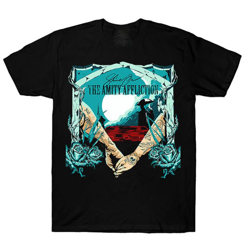 

Vtg The Amity Affliction Hands Cotton S-5XL Unisex Black T Shirt BL320 Unisex T-Shirt S