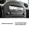 Bright Carbon Fiber Car Front Dashboard Panel Strip For Mazda MX-5 Miata 09-15